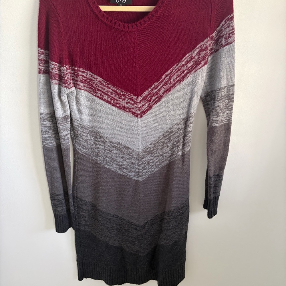 Lightweight sweater dress.